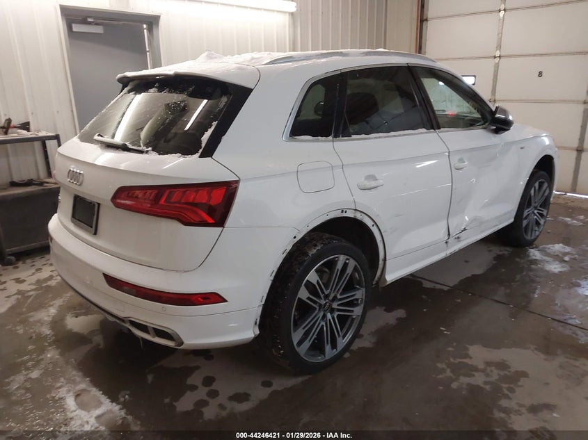 2018 Audi Sq5 VIN WA1C4AFY0J2139307 IAAI salvage auction — RIGHT SIDE, Clear (Indiana), sold $10,800 on 2026-07-29 (photo 4)