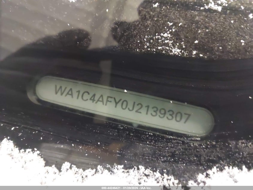 2018 Audi Sq5 VIN WA1C4AFY0J2139307 IAAI salvage auction — RIGHT SIDE, Clear (Indiana), sold $10,800 on 2026-07-29 (photo 9)