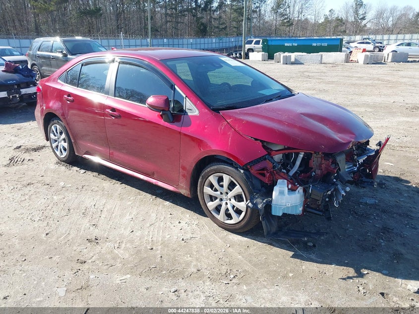 2022 Toyota Corolla VIN 5YFEPMAE8NP374985 IAAI salvage auction — FRONT END, Salvage (Georgia), sold $4,400 on 2026-07-09 (photo 1)