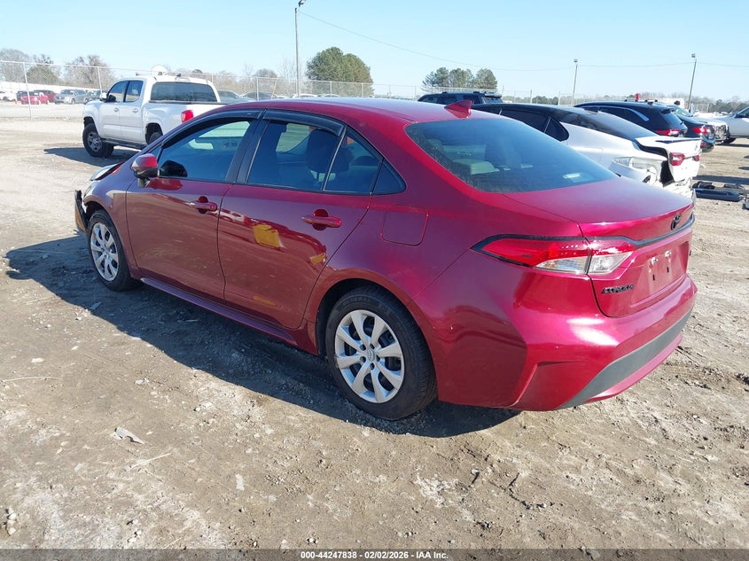 2022 Toyota Corolla VIN 5YFEPMAE8NP374985 IAAI salvage auction — FRONT END, Salvage (Georgia), sold $4,400 on 2026-07-09 (photo 3)