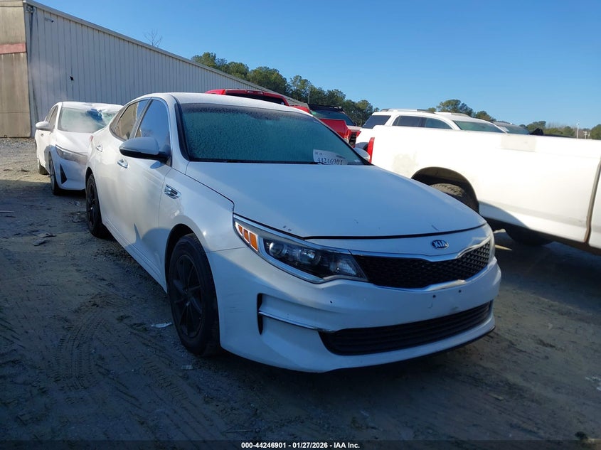 2016 Kia Optima VIN 5XXGT4L34GG040139 IAAI salvage auction — SIDE, Salvage (Idaho), sold $925 on 2026-07-21 (photo 1)