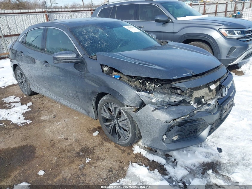 2019 Honda Civic VIN SHHFK7H67KU224147 IAAI salvage auction — FRONT END, Junk (Oklahoma), sold $25 on 2026-07-29 (photo 1)