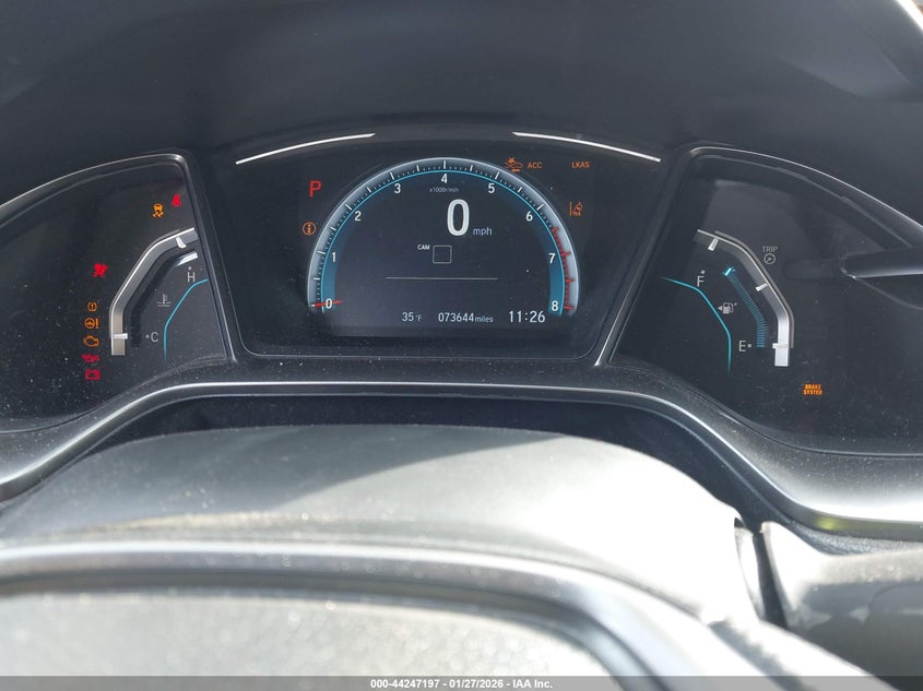 2019 Honda Civic VIN SHHFK7H67KU224147 IAAI salvage auction — FRONT END, Junk (Oklahoma), sold $25 on 2026-07-29 (photo 7)