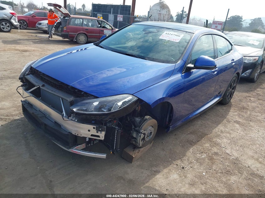 2025 BMW 2er VIN WBA23GG05S7S77541 IAAI salvage auction — FRONT END, Salvage (California), sold $15,100 on 2026-08-27 (photo 2)