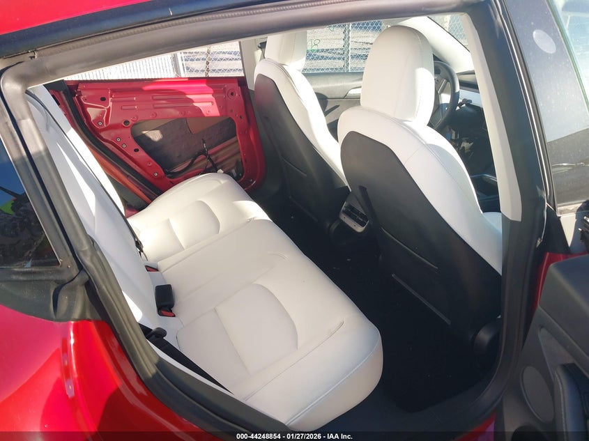 2022 Tesla Model 3 VIN 5YJ3E1EC9NF163116 IAAI salvage auction — LEFT REAR, Salvage Title, sold $25 on 2026-07-22 (photo 8)