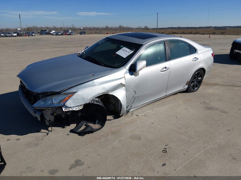 2007 Lexus ES VIN JTHBJ46G072064425 IAAI salvage auction — FRONT & REAR, Salvage (Texas), sold $475 on 2026-07-24 (photo 2)