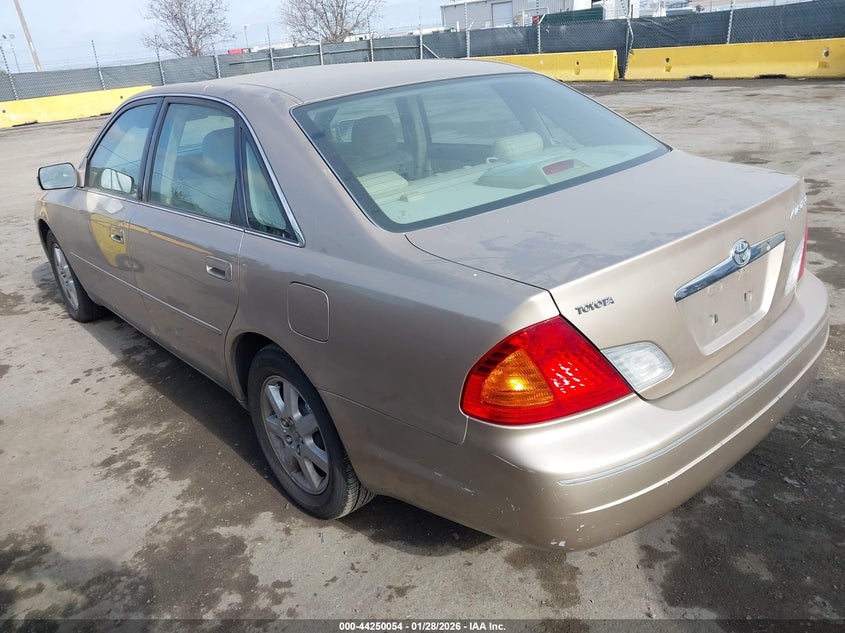 2001 Toyota Avalon VIN 4T1BF28B21U160380 IAAI salvage auction — NORMAL WEAR, Salvage (California), sold $600 on 2026-07-09 (photo 3)