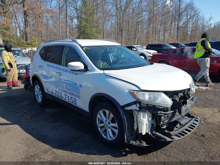 2014 Nissan Rogue VIN 5N1AT2MV2EC787127 IAAI salvage auction — FRONT END, Salvage - Greater Than 75% (Maryland), sold $350 on 2026-07-31 (photo 1)