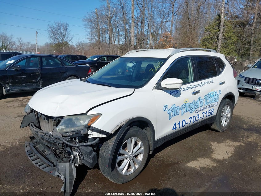2014 Nissan Rogue VIN 5N1AT2MV2EC787127 IAAI salvage auction — FRONT END, Salvage - Greater Than 75% (Maryland), sold $350 on 2026-07-31 (photo 2)