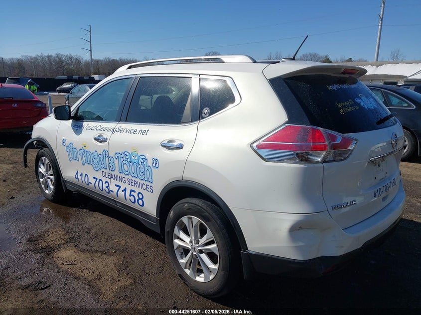 2014 Nissan Rogue VIN 5N1AT2MV2EC787127 IAAI salvage auction — FRONT END, Salvage - Greater Than 75% (Maryland), sold $350 on 2026-07-31 (photo 3)