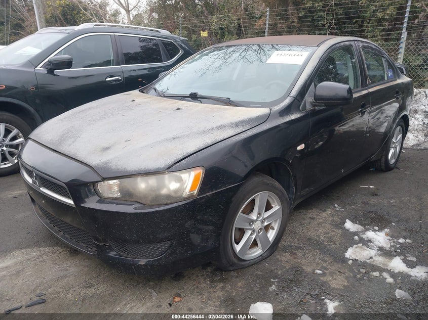 2009 Mitsubishi Lancer VIN JA3AU26U99U031234 IAAI salvage auction — FRONT END, Parts Only (Georgia), sold $300 on 2026-07-09 (photo 2)