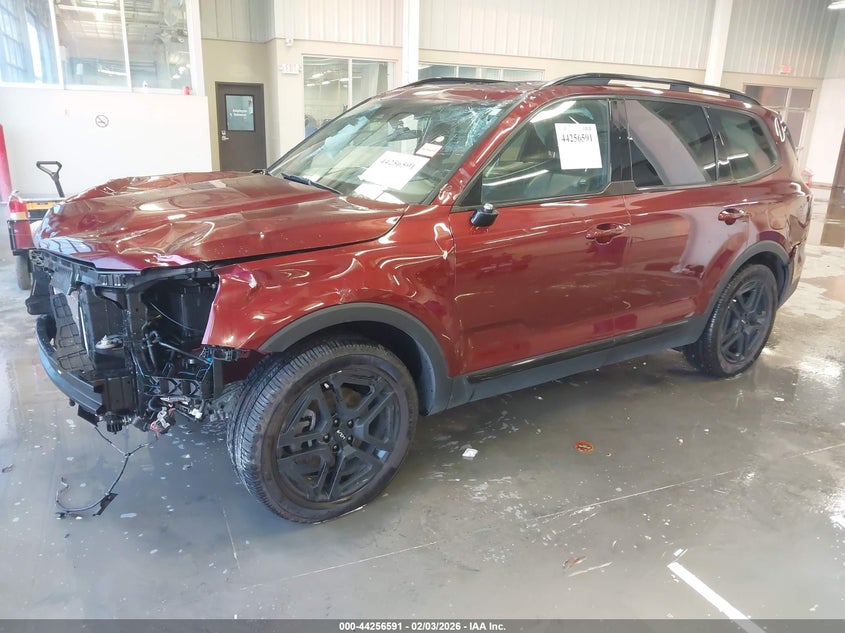 2024 Kia Telluride VIN 5XYP5DGC4RG448496 IAAI salvage auction — FRONT END, Salvage (Missouri), sold $5,050 on 2026-07-07 (photo 2)