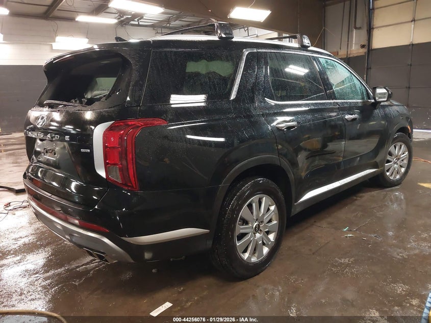 2025 Hyundai Palisade VIN KM8R2DGE7SU884326 IAAI salvage auction — ROLLOVER, Salvage Title, sold $7,400 on 2026-07-28 (photo 4)