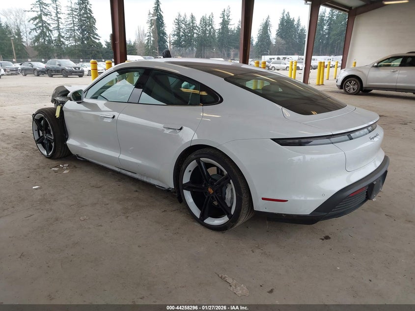 2021 Porsche Taycan VIN WP0AB2Y17MSA44923 IAAI salvage auction — FRONT END, Salvage Title, sold $26,300 on 2026-07-16 (photo 3)