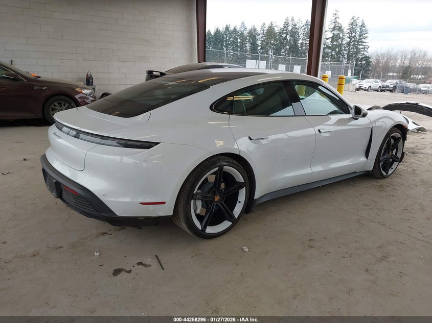 2021 Porsche Taycan VIN WP0AB2Y17MSA44923 IAAI salvage auction — FRONT END, Salvage Title, sold $26,300 on 2026-07-16 (photo 4)