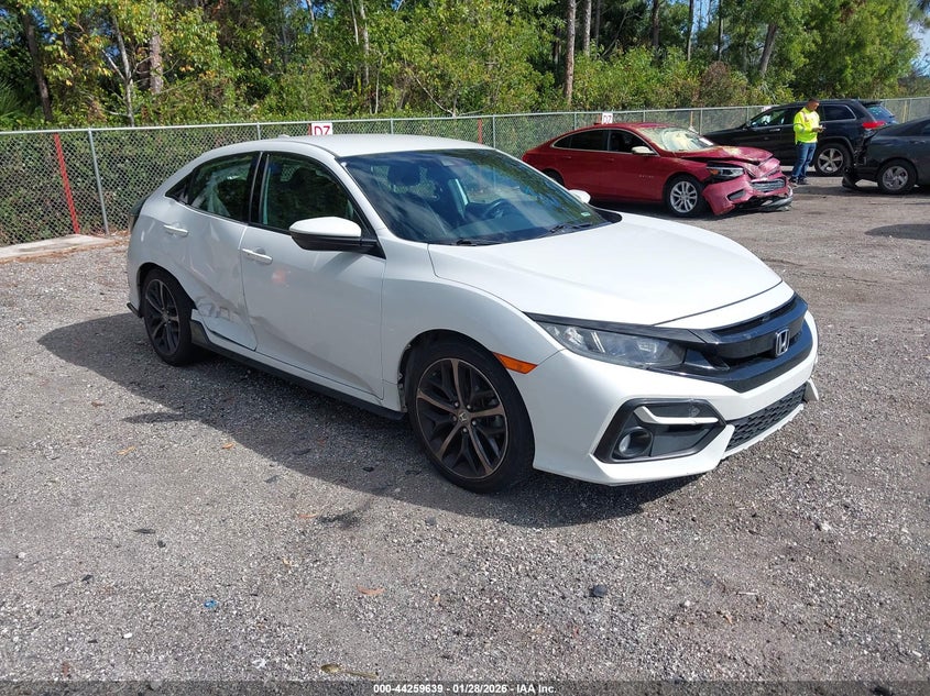 2021 Honda Civic VIN SHHFK7H43MU405859 IAAI salvage auction — UNKNOWN, Rebuildable (Florida), sold $3,600 on 2026-07-13 (photo 1)