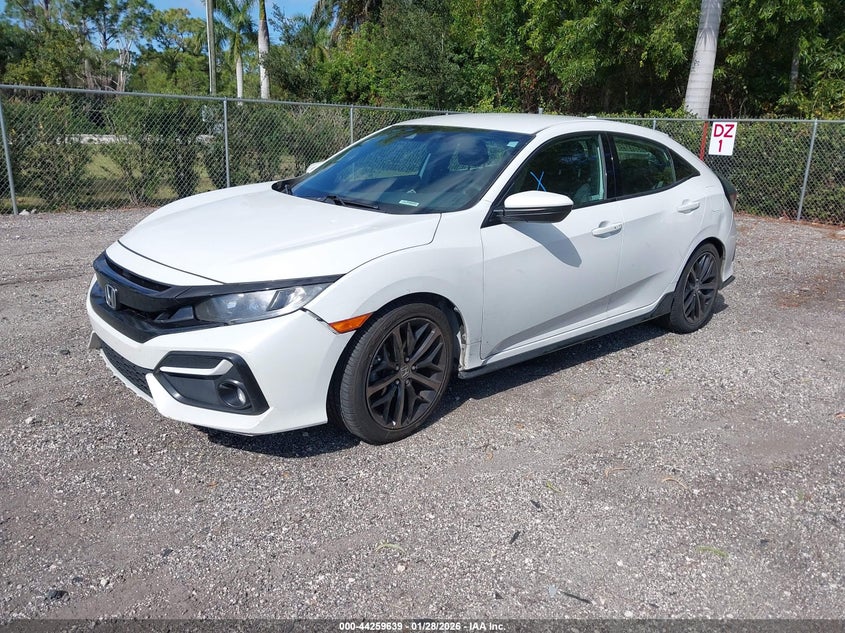2021 Honda Civic VIN SHHFK7H43MU405859 IAAI salvage auction — UNKNOWN, Rebuildable (Florida), sold $3,600 on 2026-07-13 (photo 2)