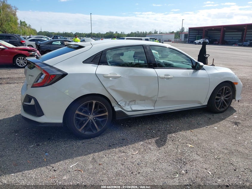 2021 Honda Civic VIN SHHFK7H43MU405859 IAAI salvage auction — UNKNOWN, Rebuildable (Florida), sold $3,600 on 2026-07-13 (photo 6)