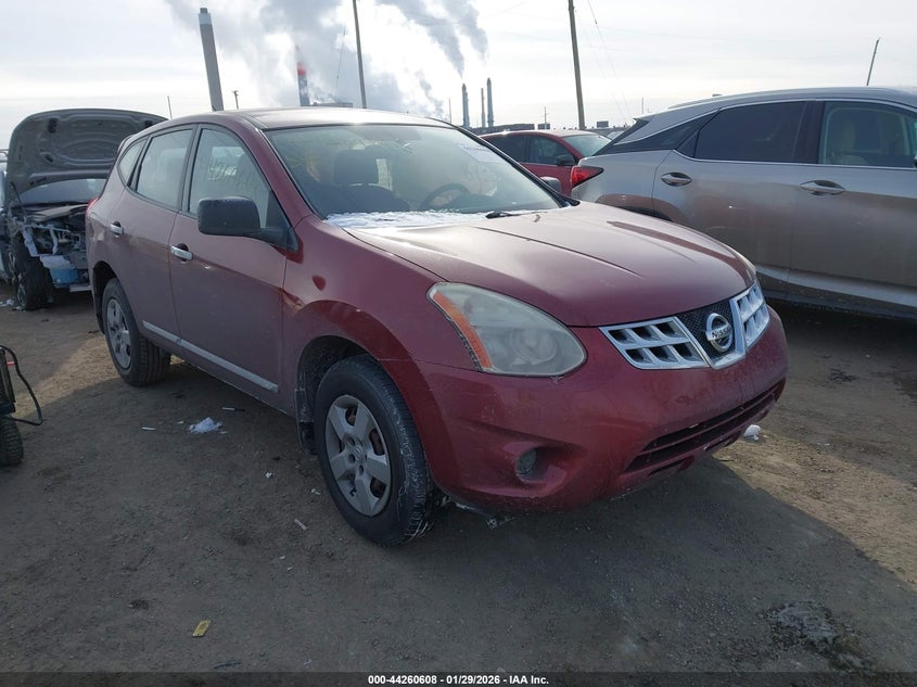 2013 Nissan Rogue VIN JN8AS5MT0DW553545 IAAI salvage auction — LEFT SIDE, Clear (Indiana), sold $400 on 2026-07-15 (photo 1)