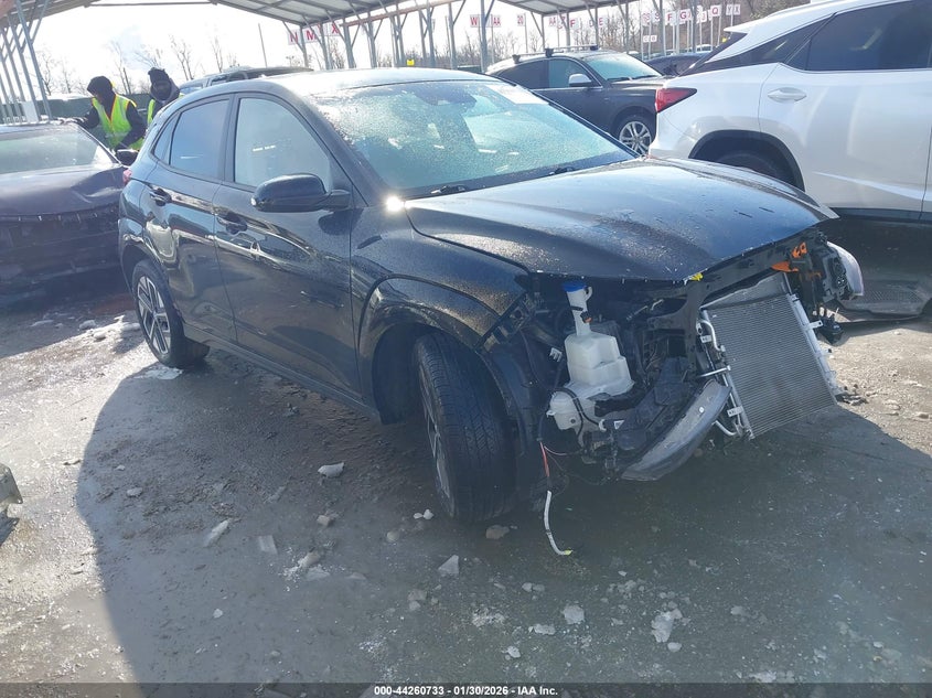 2023 Hyundai Kona VIN KM8K23AGXPU184149 IAAI salvage auction — FRONT END, Salvage - Greater Than 75% (Maryland), sold $4,750 on 2026-08-01 (photo 1)