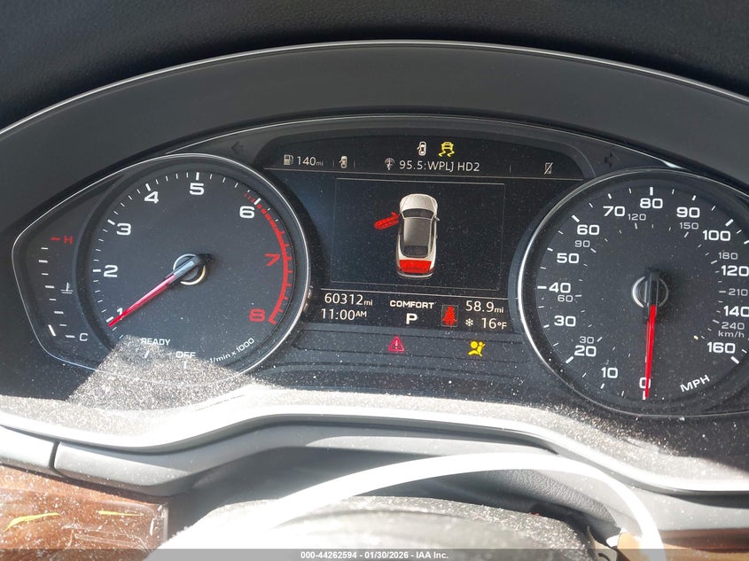 2018 Audi A5 VIN WAUWNGF57JN009755 IAAI salvage auction — LEFT REAR, Salvage Title, sold $8,075 on 2026-07-28 (photo 7)