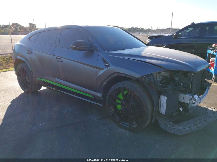 2020 Lamborghini Urus VIN ZPBUA1ZL6LLA08603 IAAI salvage auction — Front End, Rebuildable (Florida), sold $97,000 on 2026-03-02 (photo 1)