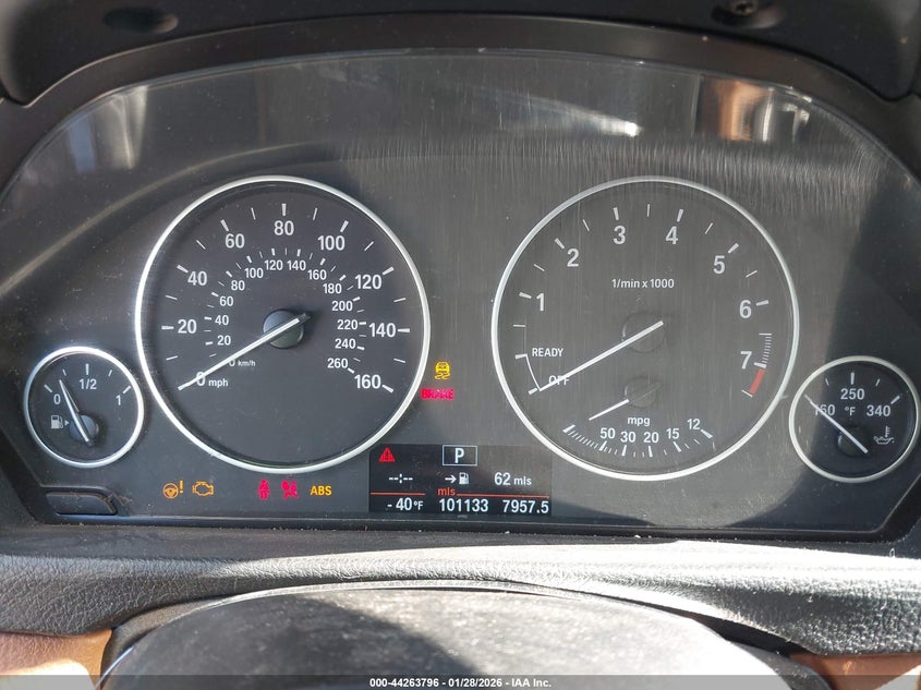 2013 BMW 3er VIN WBA3A5C50DJ462716 IAAI salvage auction — FRONT END, Rebuildable (Florida), sold $1,300 on 2026-07-14 (photo 7)