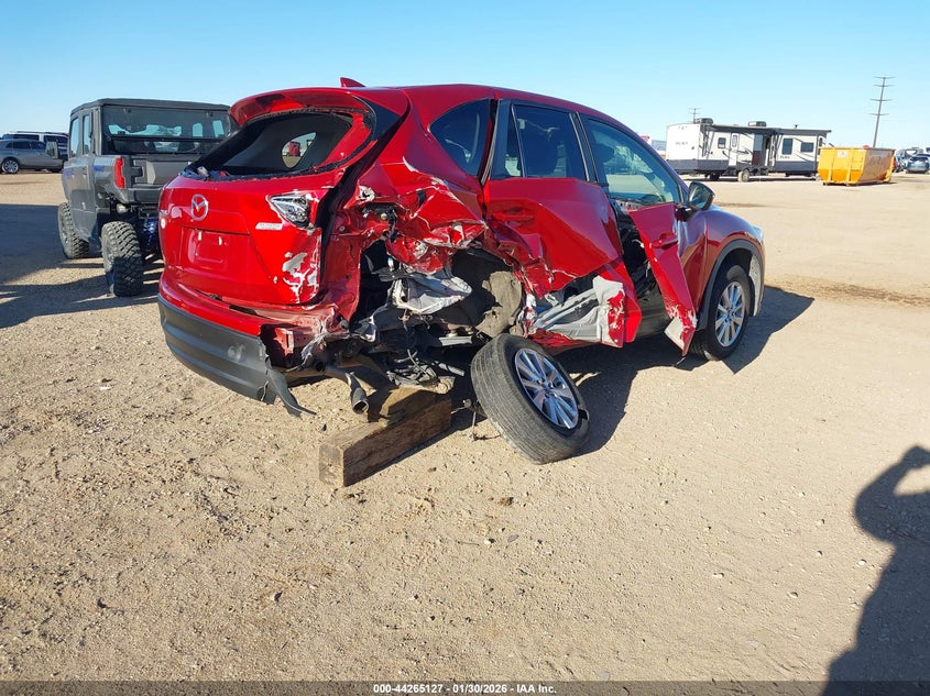 2016 Mazda Cx-5 VIN JM3KE2CY7G0825932 IAAI salvage auction — RIGHT REAR, Salvage (Texas), sold $1,700 on 2026-07-13 (photo 4)