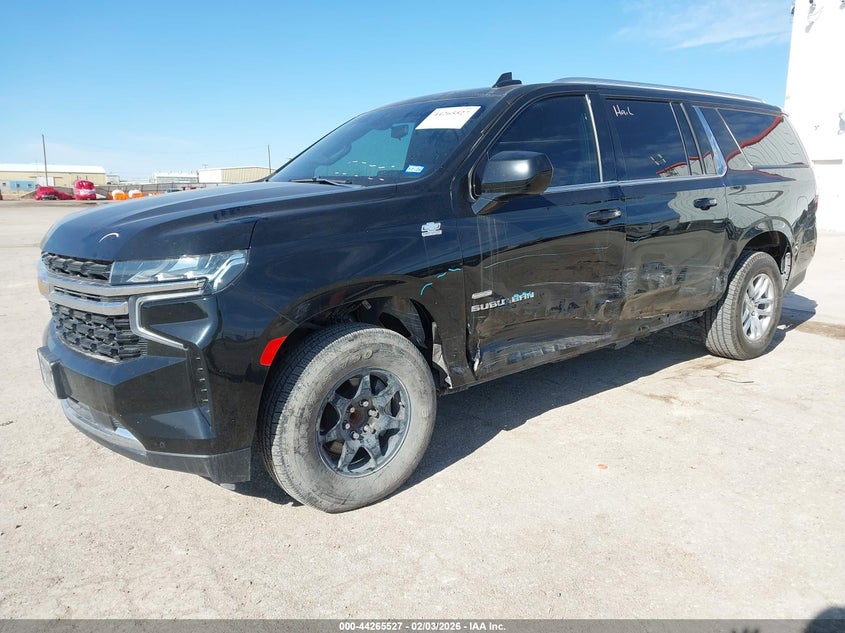 2021 Chevrolet Suburban VIN 1GNSCBKDXMR216443 IAAI salvage auction — LEFT & RIGHT, Salvage Title, sold $15,250 on 2026-08-27 (photo 2)