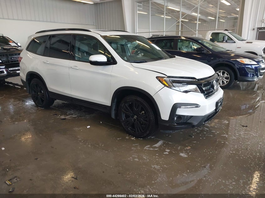 2021 Honda Pilot VIN 5FNYF6H75MB042192 IAAI salvage auction — LEFT FRONT, Salvage Title, sold $5,650 on 2026-07-21 (photo 1)