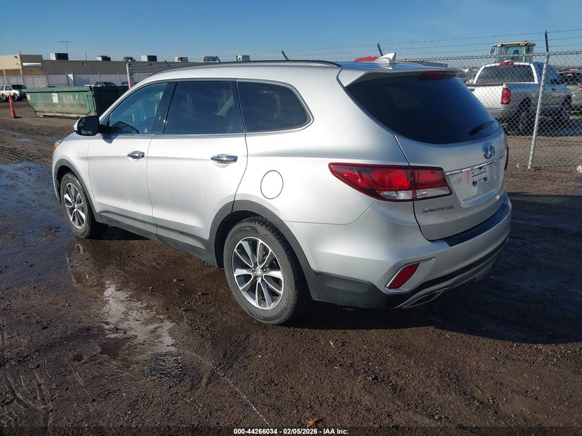 2017 Hyundai Santa fe VIN KM8SM4HF1HU187939 IAAI salvage auction — RIGHT FRONT, Salvage Title, sold $3,700 on 2026-07-17 (photo 3)