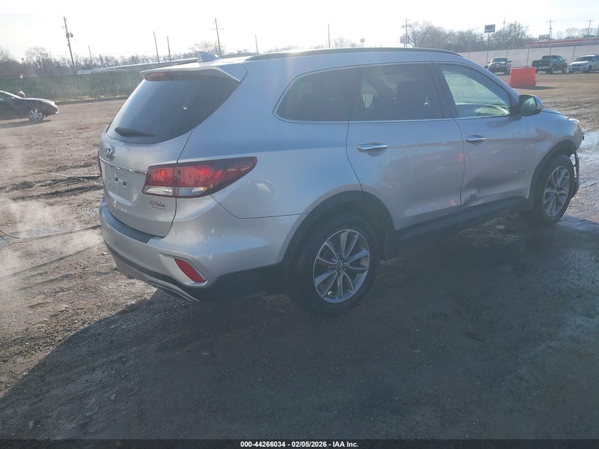 2017 Hyundai Santa fe VIN KM8SM4HF1HU187939 IAAI salvage auction — RIGHT FRONT, Salvage Title, sold $3,700 on 2026-07-17 (photo 4)