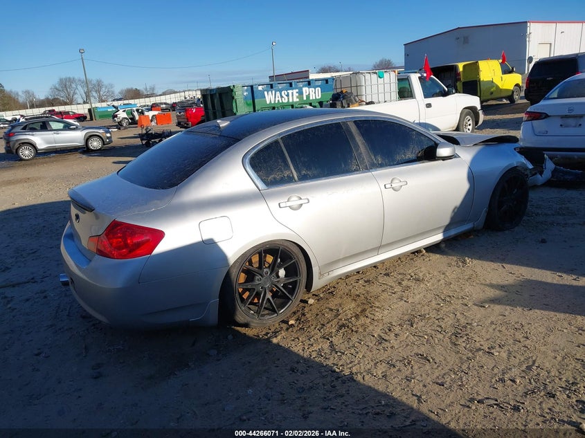 2007 Infiniti G35 VIN JNKBV61E27M714737 IAAI salvage auction — FRONT END, Salvage (Georgia), sold $525 on 2026-07-11 (photo 4)