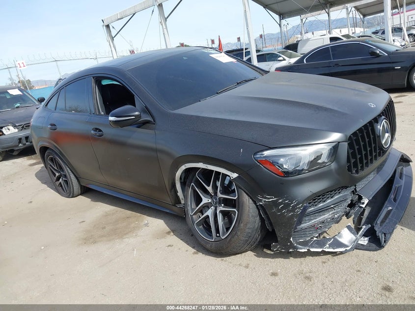 2021 Mercedes-benz Amg gle coupe VIN 4JGFD6BB7MA296436 IAAI salvage auction — ROLLOVER, Salvage Title, sold $22,800 on 2026-07-08 (photo 1)