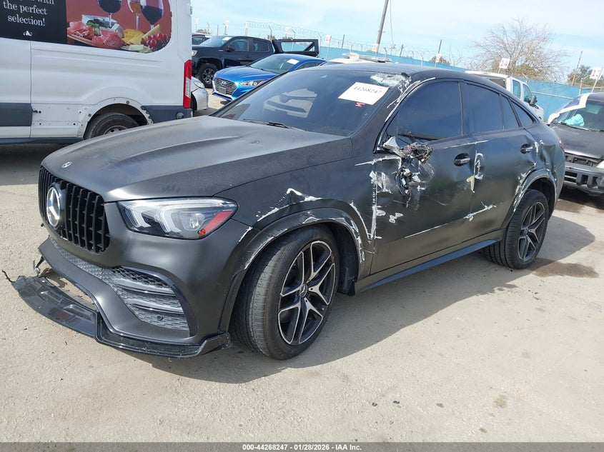 2021 Mercedes-benz Amg gle coupe VIN 4JGFD6BB7MA296436 IAAI salvage auction — ROLLOVER, Salvage Title, sold $22,800 on 2026-07-08 (photo 2)