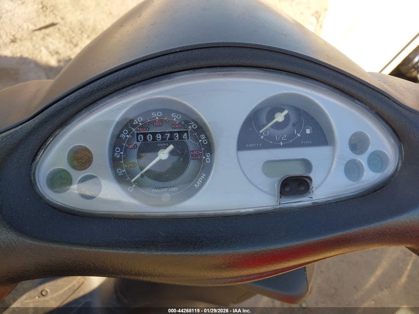 2010 Piaggio Fly VIN ZAPM578F5A4000122 IAAI salvage auction — THEFT, Salvage (California), sold $25 on 2026-07-08 (photo 7)
