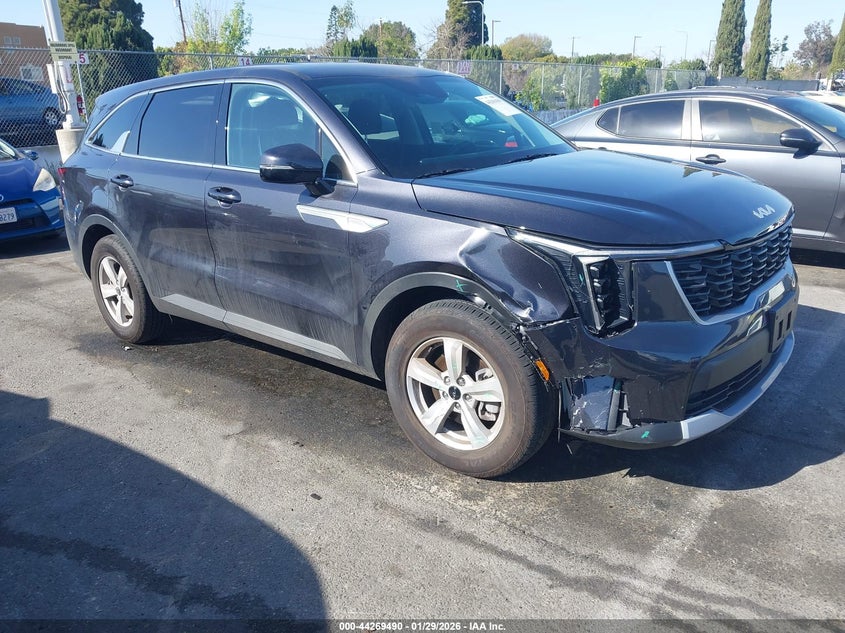 2026 Kia Sorento VIN 5XYRG4JCXTG417093 IAAI salvage auction — RIGHT REAR, Salvage Title, sold $9,700 on 2026-07-30 (photo 1)