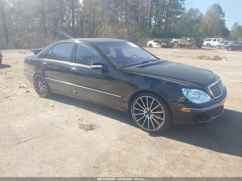 2004 Mercedes-benz S class VIN WDBNG75J14A387619 IAAI salvage auction — LEFT FRONT, Salvage (Mississippi), sold $550 on 2026-07-15 (photo 1)