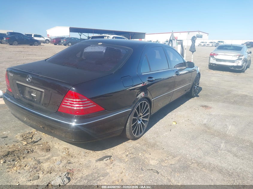 2004 Mercedes-benz S class VIN WDBNG75J14A387619 IAAI salvage auction — LEFT FRONT, Salvage (Mississippi), sold $550 on 2026-07-15 (photo 4)