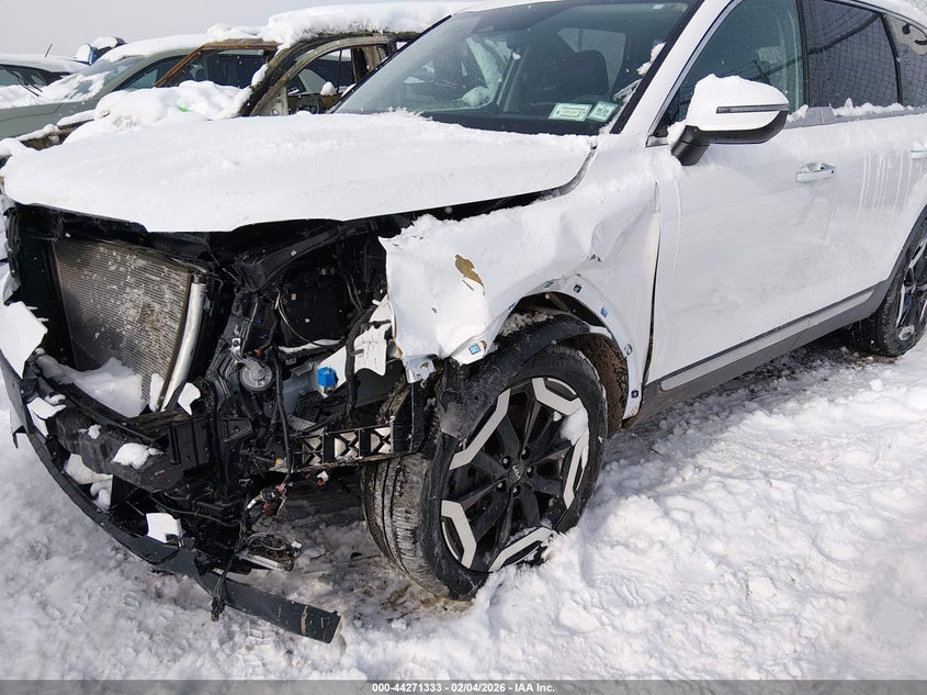 2025 Kia Telluride VIN 5XYP6DGC9SG657607 IAAI salvage auction — FRONT END, Salvage Title, sold $14,400 on 2026-08-26 (photo 2)