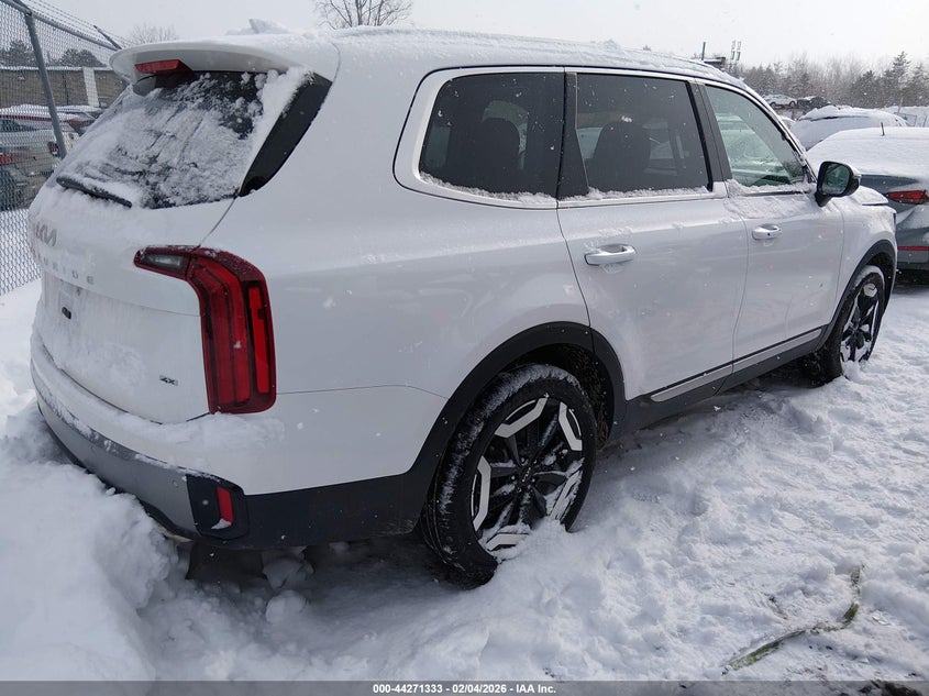 2025 Kia Telluride VIN 5XYP6DGC9SG657607 IAAI salvage auction — FRONT END, Salvage Title, sold $14,400 on 2026-08-26 (photo 4)