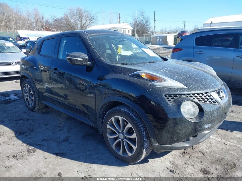 2017 Nissan Juke VIN JN8AF5MV2HT750715 IAAI salvage auction — LEFT SIDE, Salvage Title, sold $2,400 on 2026-07-14 (photo 1)