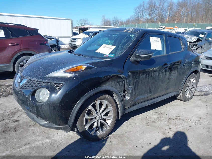2017 Nissan Juke VIN JN8AF5MV2HT750715 IAAI salvage auction — LEFT SIDE, Salvage Title, sold $2,400 on 2026-07-14 (photo 2)