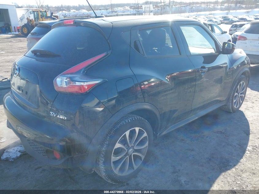 2017 Nissan Juke VIN JN8AF5MV2HT750715 IAAI salvage auction — LEFT SIDE, Salvage Title, sold $2,400 on 2026-07-14 (photo 4)