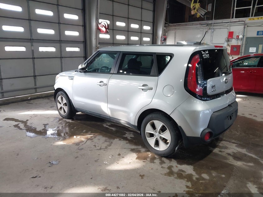 2014 Kia Soul VIN KNDJN2A29E7708182 IAAI salvage auction — FRONT & REAR, Salvage Title, sold $350 on 2026-07-10 (photo 3)