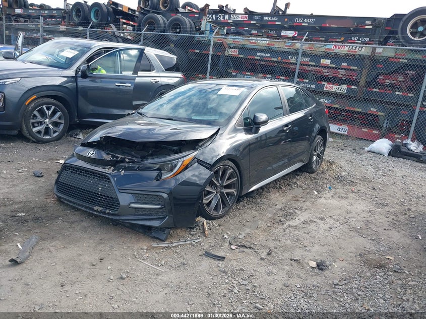 2021 Toyota Corolla VIN 5YFP4MCE4MP090878 IAAI salvage auction — RIGHT SIDE, Salvage (Georgia), sold $3,950 on 2026-07-10 (photo 2)