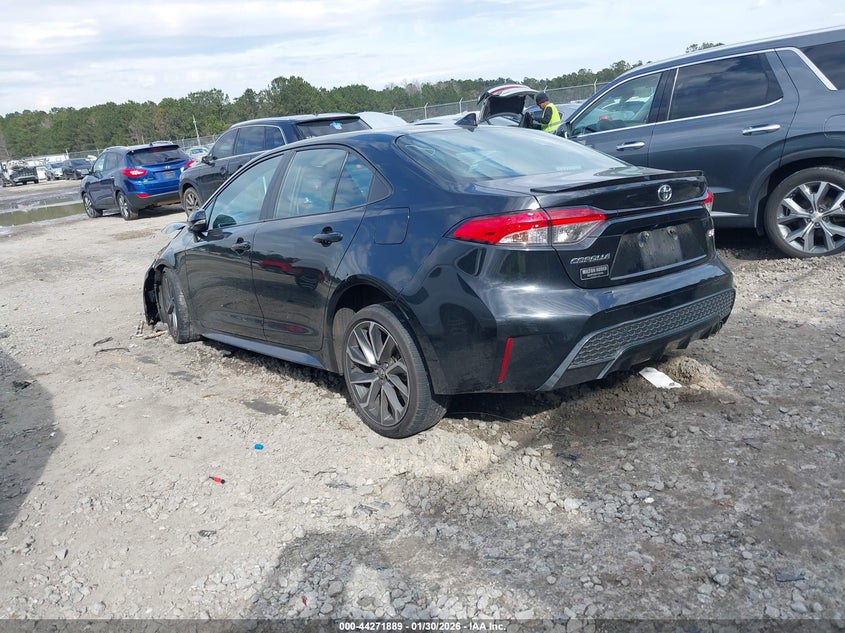 2021 Toyota Corolla VIN 5YFP4MCE4MP090878 IAAI salvage auction — RIGHT SIDE, Salvage (Georgia), sold $3,950 on 2026-07-10 (photo 3)