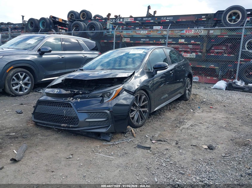 2021 Toyota Corolla VIN 5YFP4MCE4MP090878 IAAI salvage auction — RIGHT SIDE, Salvage (Georgia), sold $3,950 on 2026-07-10 (photo 6)