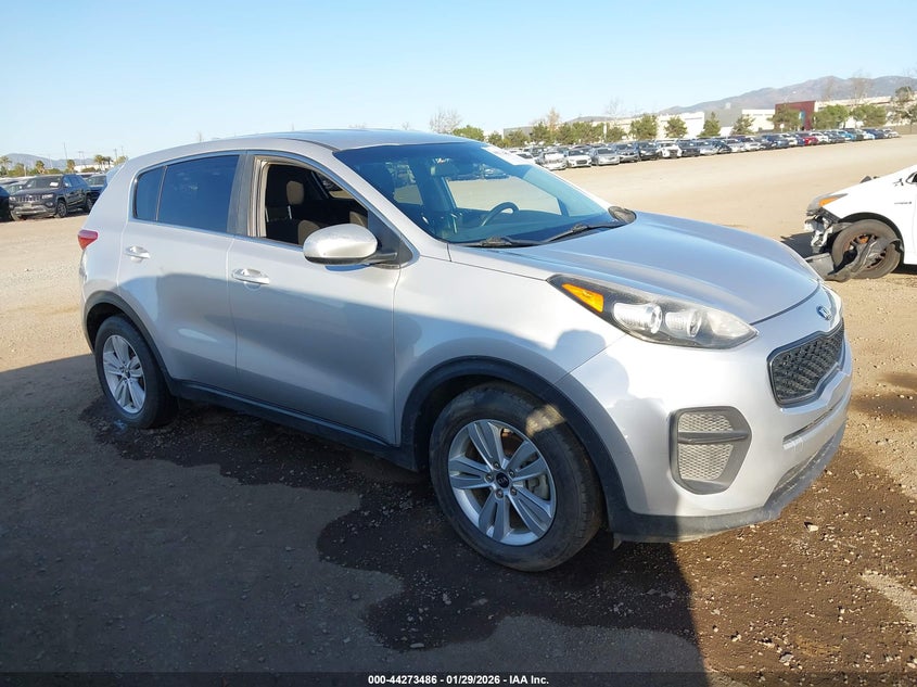 2018 Kia Sportage VIN KNDPM3AC8J7445138 IAAI salvage auction — UNKNOWN, Salvage (California), sold $2,600 on 2026-07-13 (photo 1)