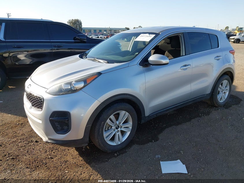 2018 Kia Sportage VIN KNDPM3AC8J7445138 IAAI salvage auction — UNKNOWN, Salvage (California), sold $2,600 on 2026-07-13 (photo 2)